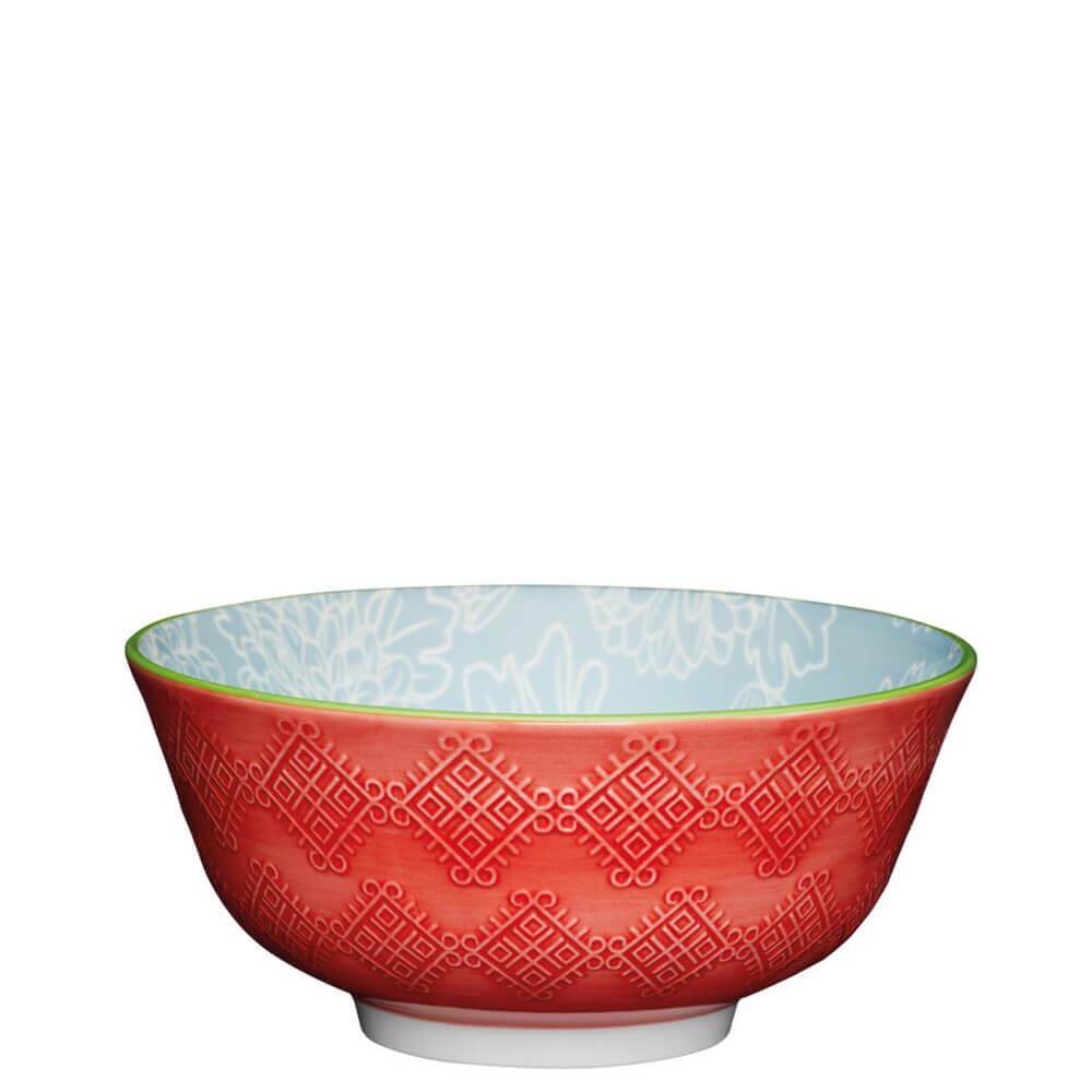 KitchenCraft Leaf Print and Terracotta Look Multi Use Bowl